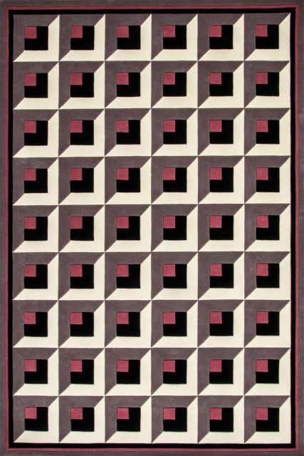 overhead of waikiki rug by greg natale