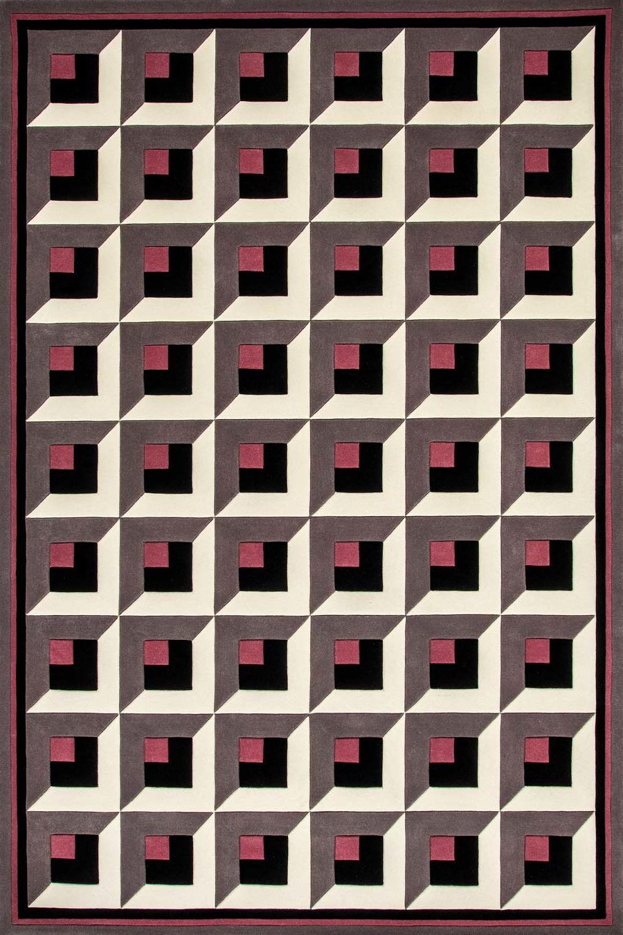 overhead of waikiki rug by greg natale