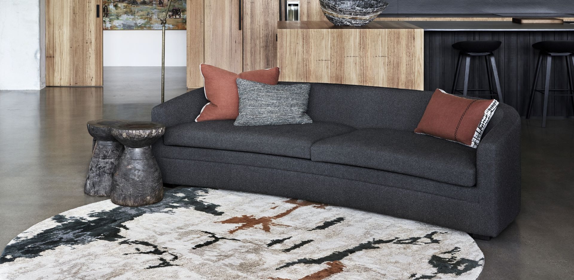location mage of the echo rug designed by hare& Klein