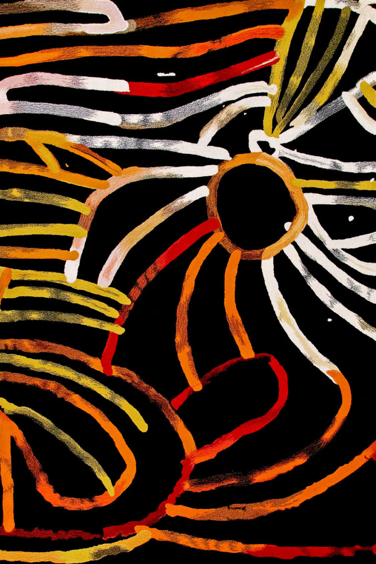 Camp Fire by Minnie Pwerle Hand Tufted Designer Rugs