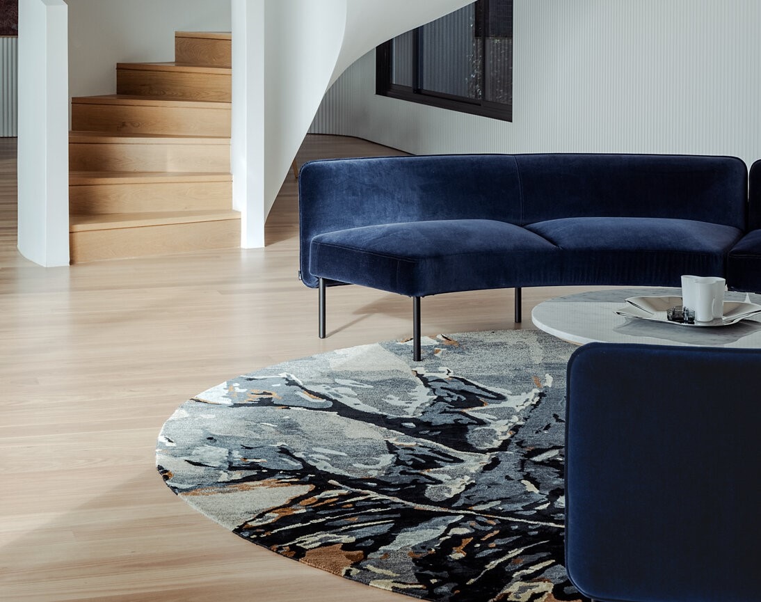 images of the wings rugs by hare & Klein