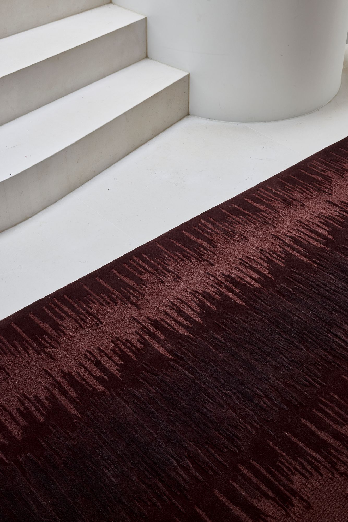 close up mage of the dupion rug designed by designer rugs