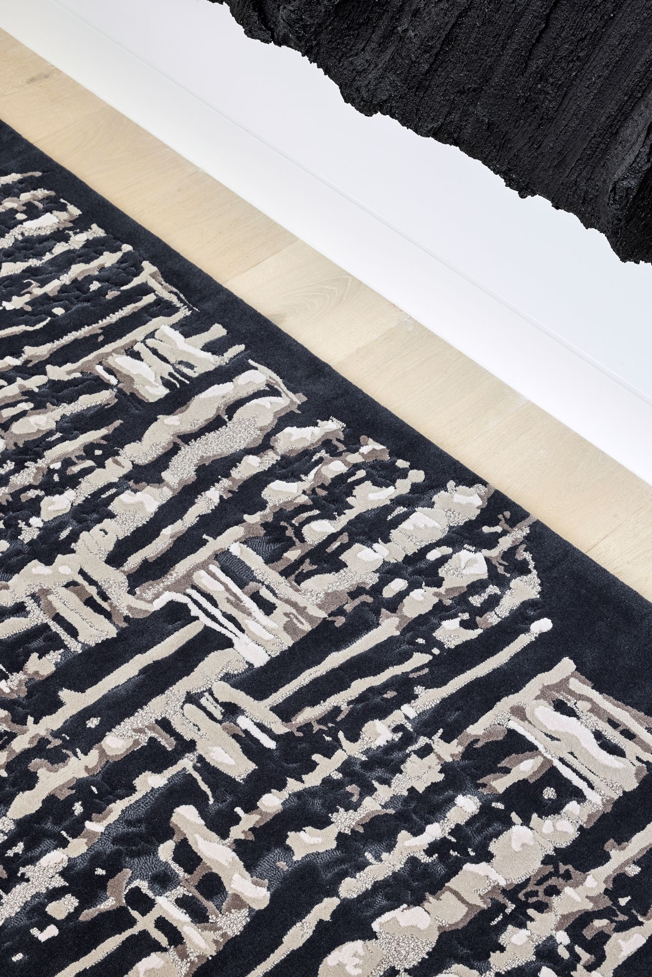 Close up image of the Linton rugs designed by designer rugs