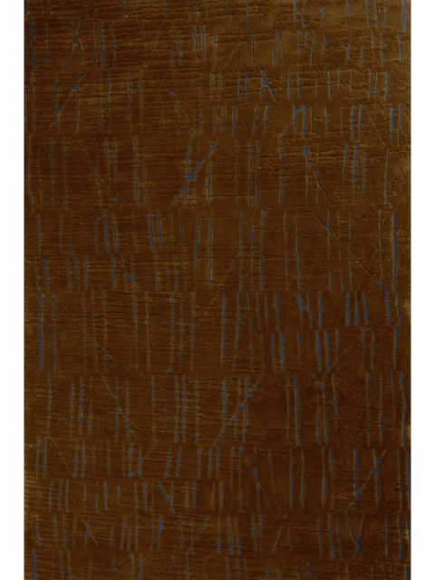 overhead image of the the tally rug designed by designer rugs