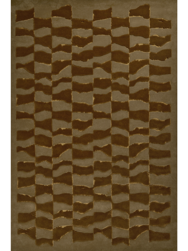 close up image of the cobblestones rug designed by designer rugs