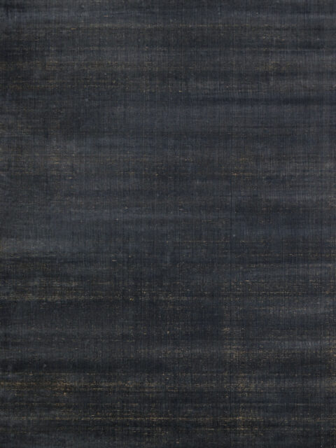 overhead image of the Ravira-charcoal-Honey rug