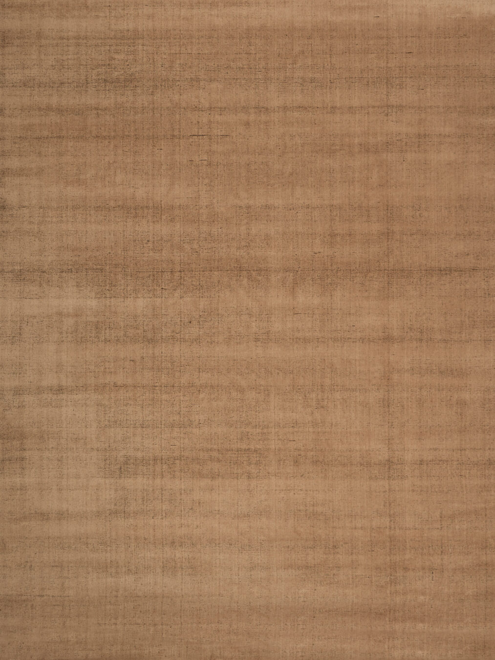 Overhead image of the Ravira peach coffee rug