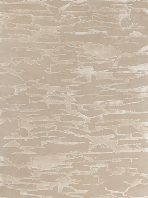 Overhead image of the Rockface wheat designed by designer rugs studio