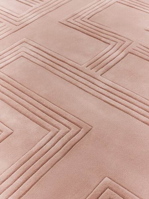 close up image of the Bowie Isabella designed by Designer rugs studio