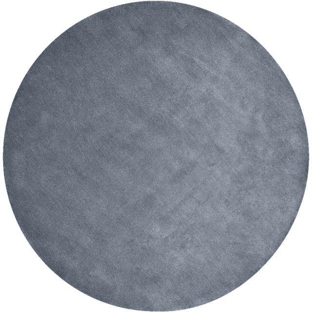 Overhead view of textured Coral Cut Pile rug in blue colour