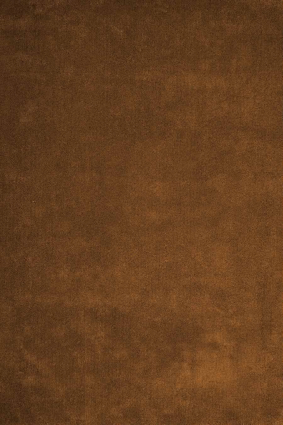 Overhead view of textured Coral Cut Pile rug in brown colour