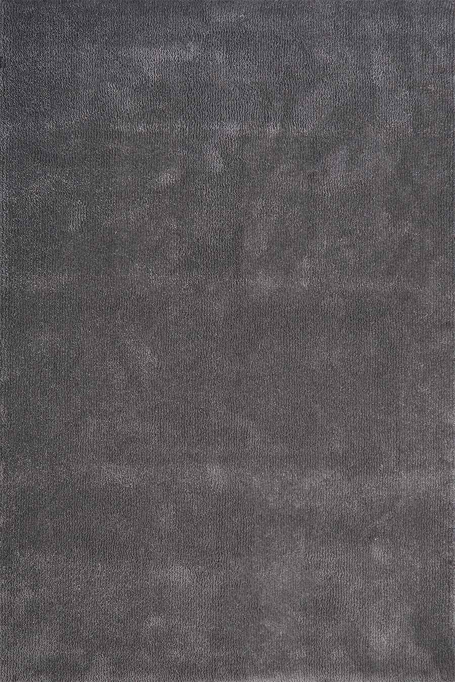 Overhead view of textured Napoleon Jay Shag rug in grey colour