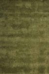Overhead view of textured Napoleon Shag rug in olive green colour
