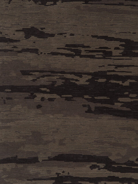 overhead image of the Rhodium dark grey rug