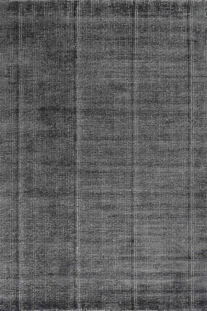Overhead view of Tungsten rug in charcoal colour