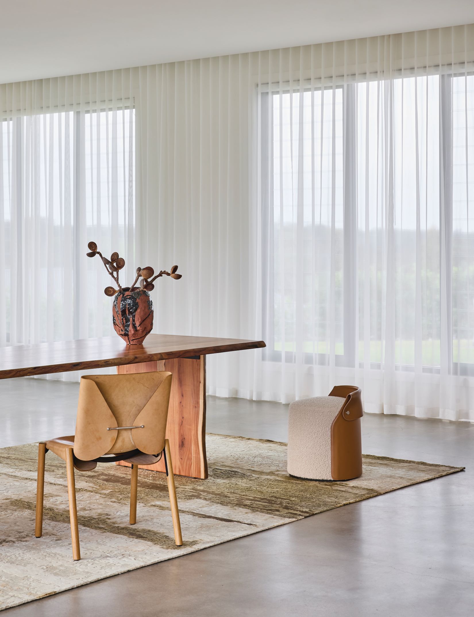 location image of the Vireon handknot rug-Beige-Olive