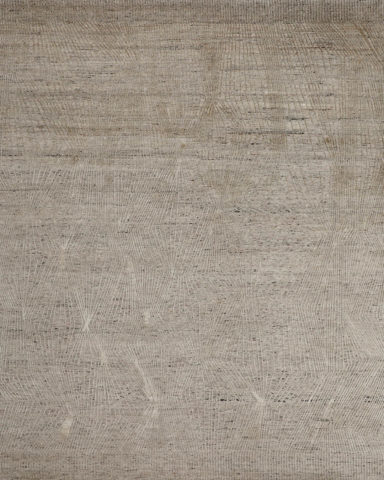 Overhead image of Gossamer rug in beige colour