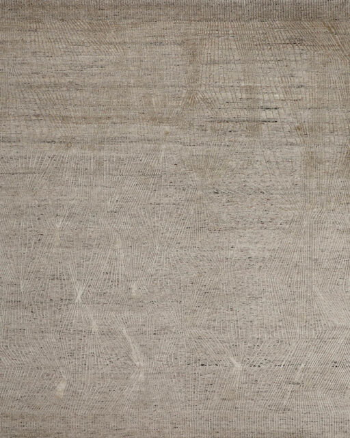 Overhead image of Gossamer rug in beige colour