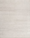 Overhead view of patterned Rattan rug in silver colour