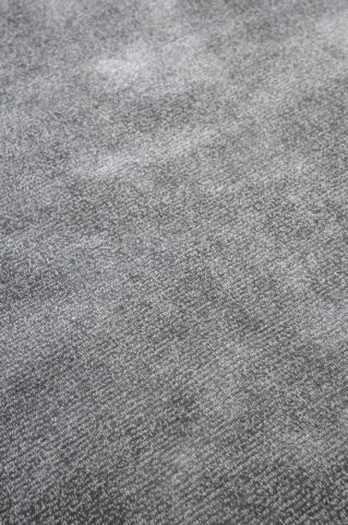 Close up view of textured Carlton rug in grey colour