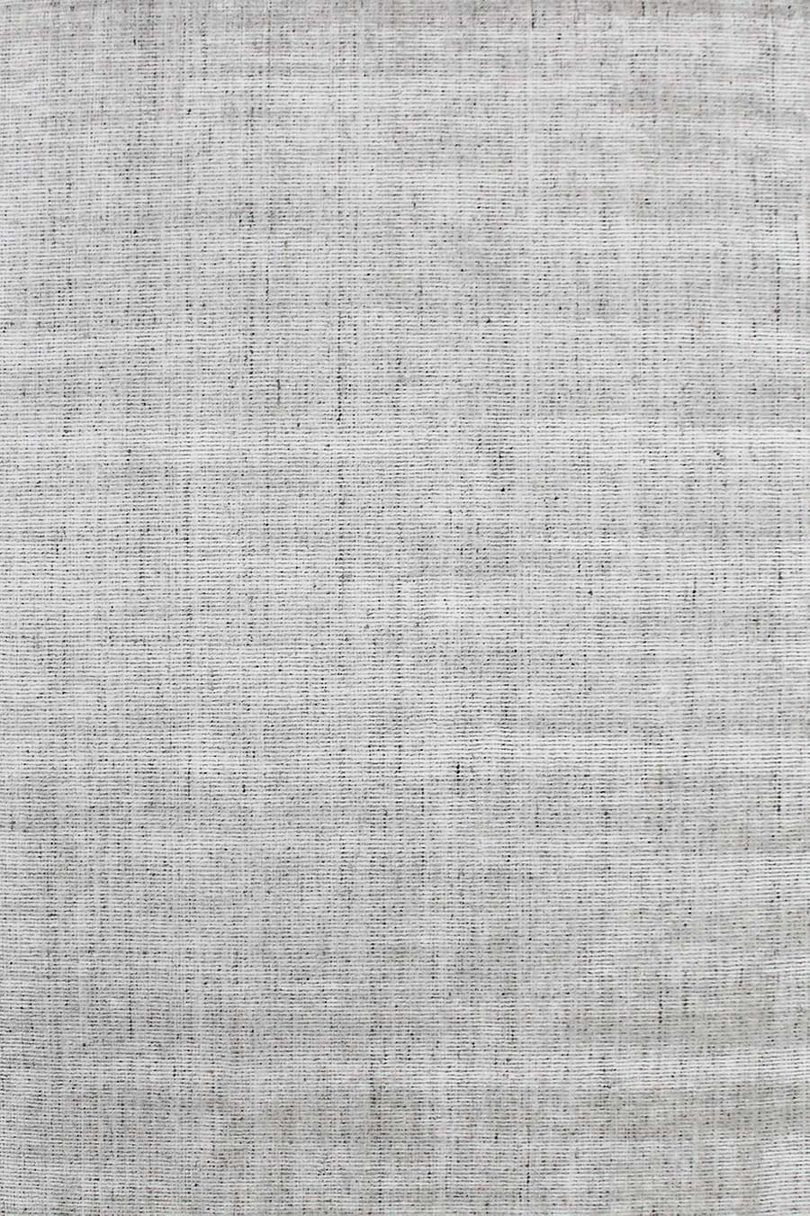 Overhead image of textured Gomez rug in light grey colour