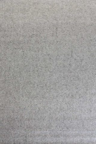Overhead view of textured Mabel rug in light grey colour