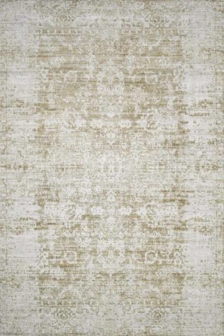 Overhead image of traditional Warwick rug in beige colour