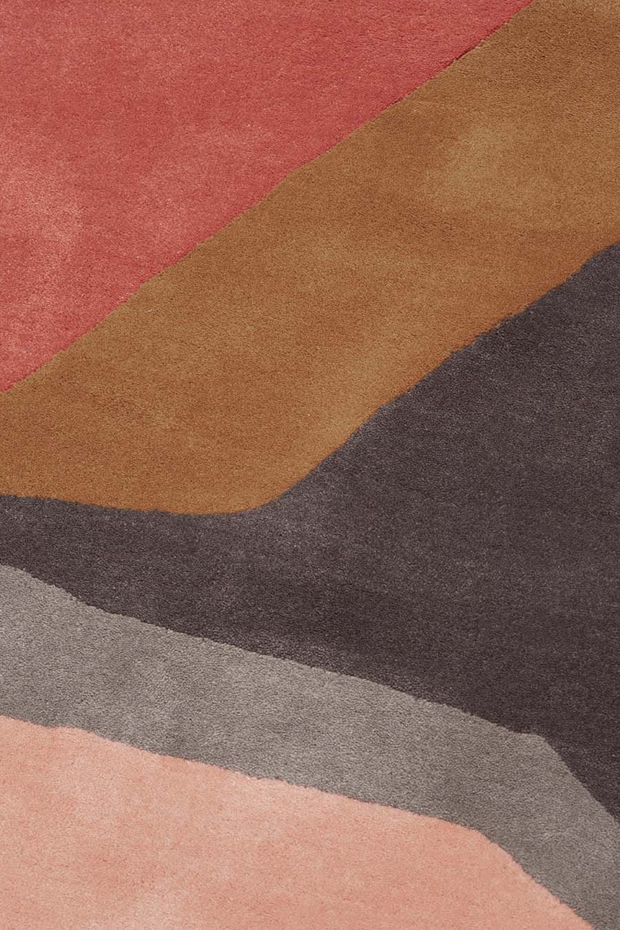 detailed image of modern Formation rug in multicolour