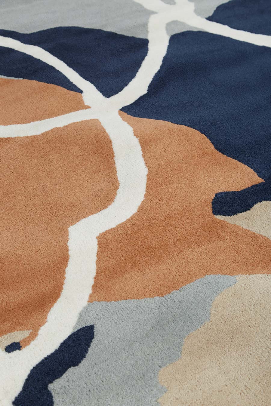 detailed image of abstract Palette rug