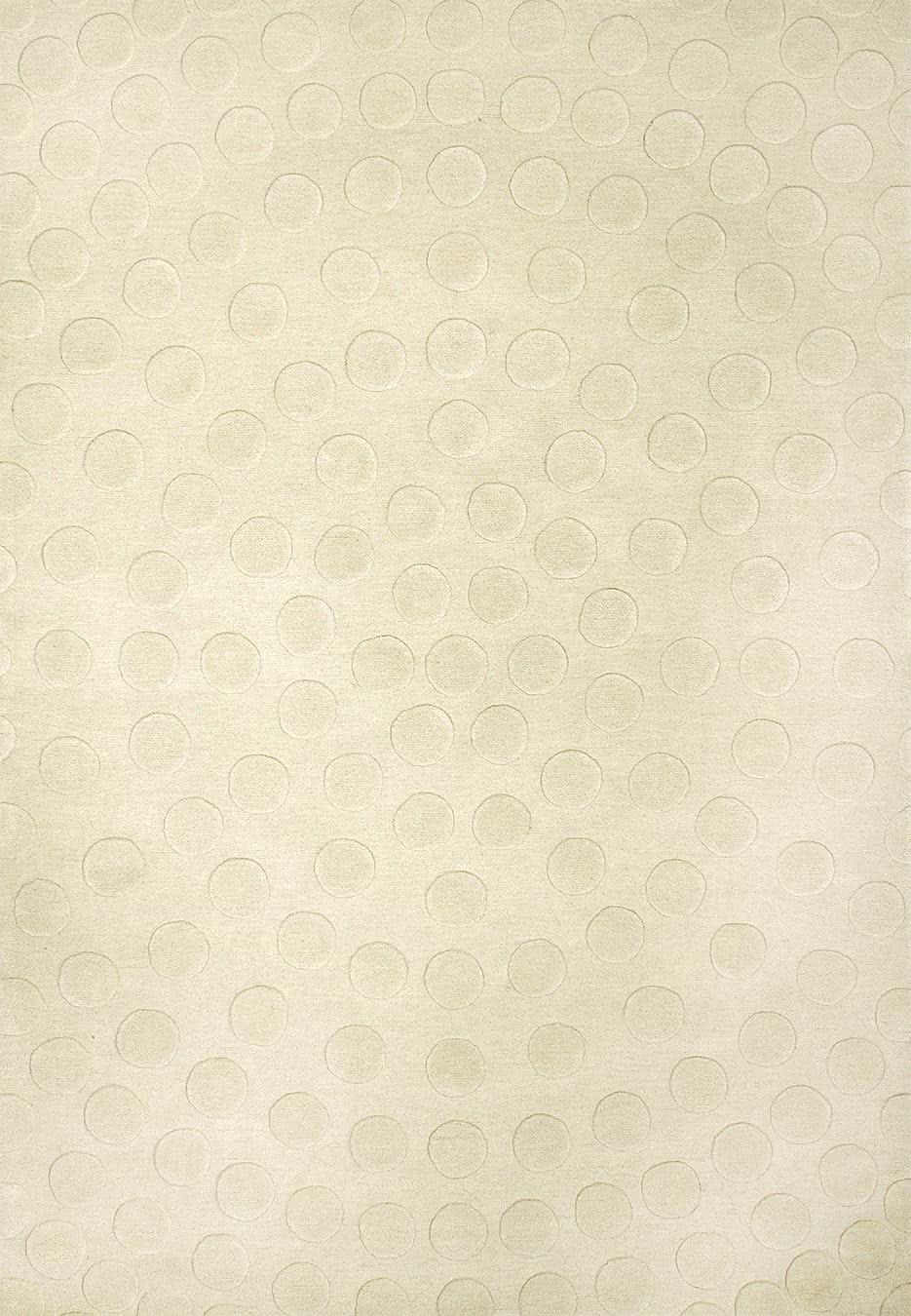 Radiate rug in cream colour overhead image