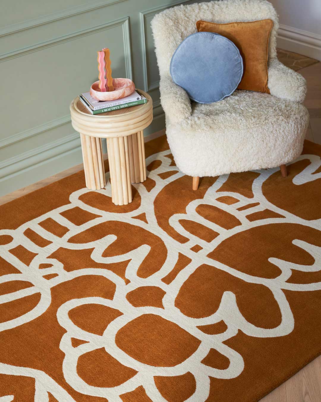 Castle Designer Rug Squiggle