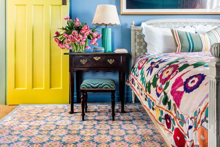 Flora bedroom rug by by Anna Spiro x Designer Rugs