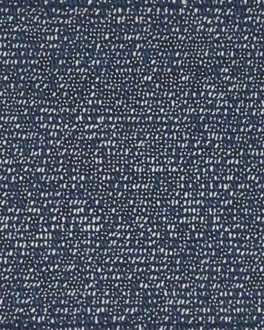 Close up view of textured Coral Tip Shear Loop rug in dark blue colour