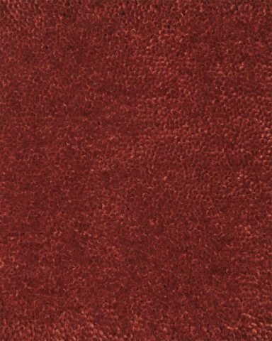 Close up view of textured Napoleon Cut Pile rug in red colour
