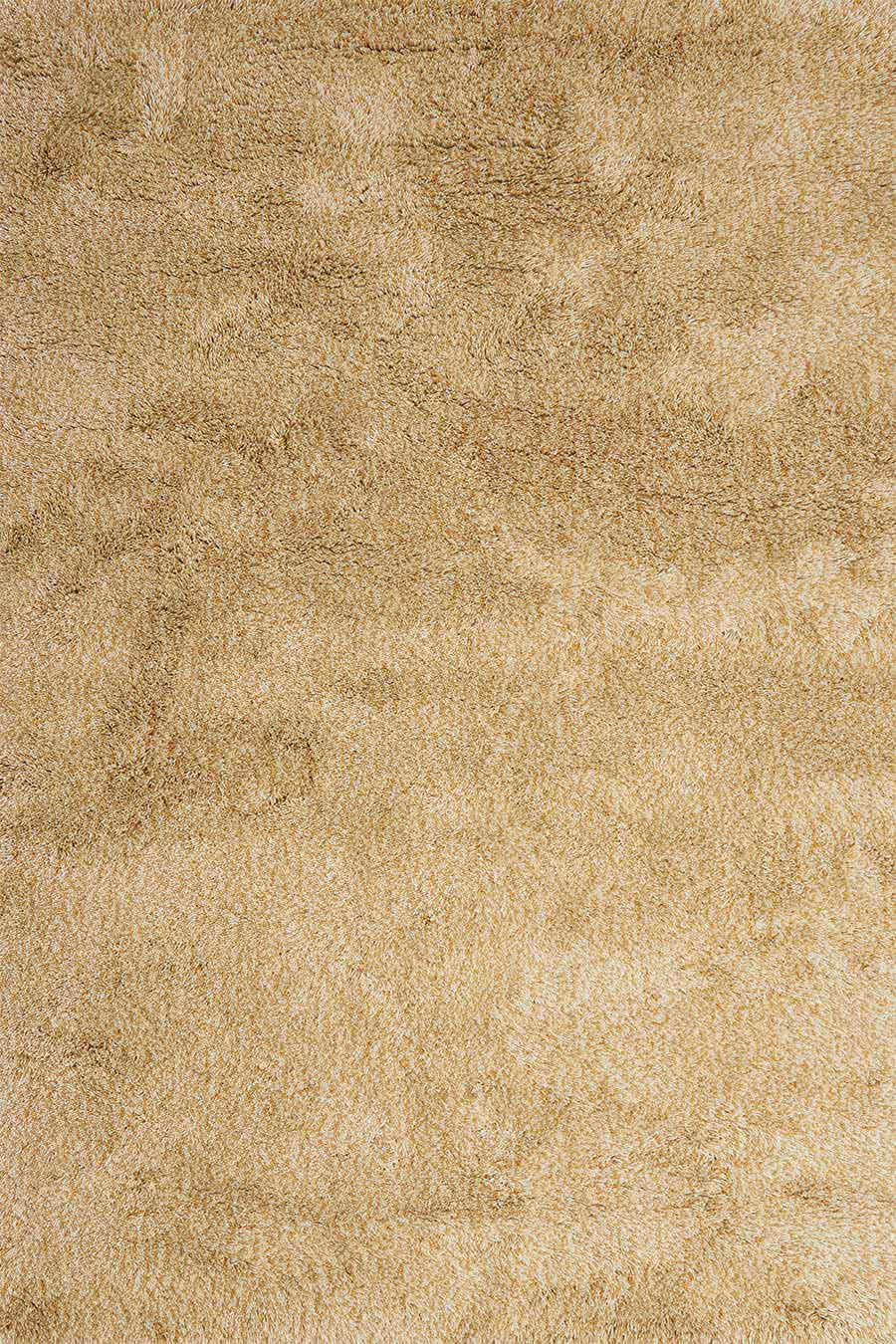 Overhead view of textured Stipple Shag rug in beige colour